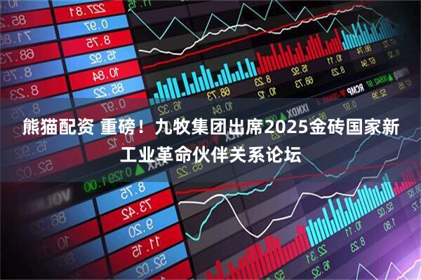 熊猫配资 重磅！九牧集团出席2025金砖国家新工业革命伙伴关系论坛