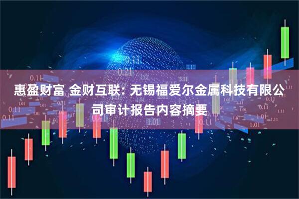 惠盈财富 金财互联: 无锡福爱尔金属科技有限公司审计报告内容摘要
