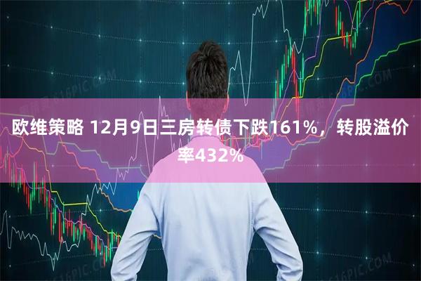 欧维策略 12月9日三房转债下跌161%，转股溢价率432%